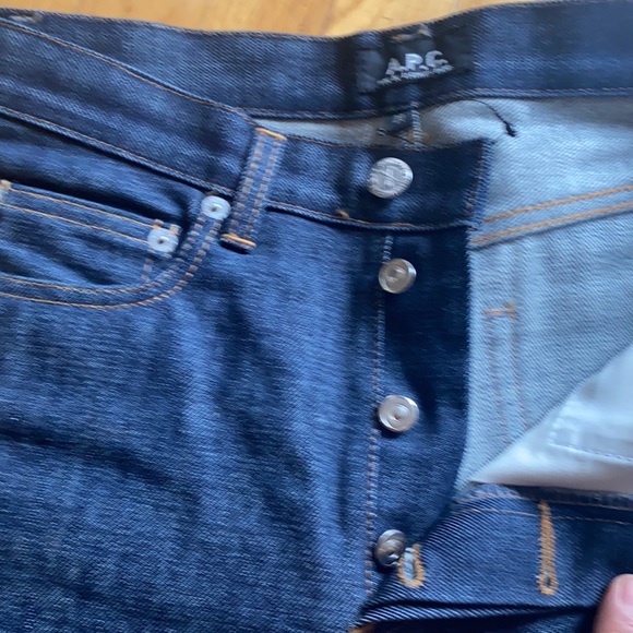 New APC raw denim jeans 26 x30 - Picture 3 of 7